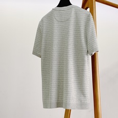 Brunello Cucinelli 布鲁奈罗.库奇内利 2026SS春夏新品意式条纹针织短袖👕蜂窝网眼 Brunello Cucinelli 布鲁奈罗.库奇内利 2026SS春夏新品意式条纹针织短袖👕蜂窝网眼