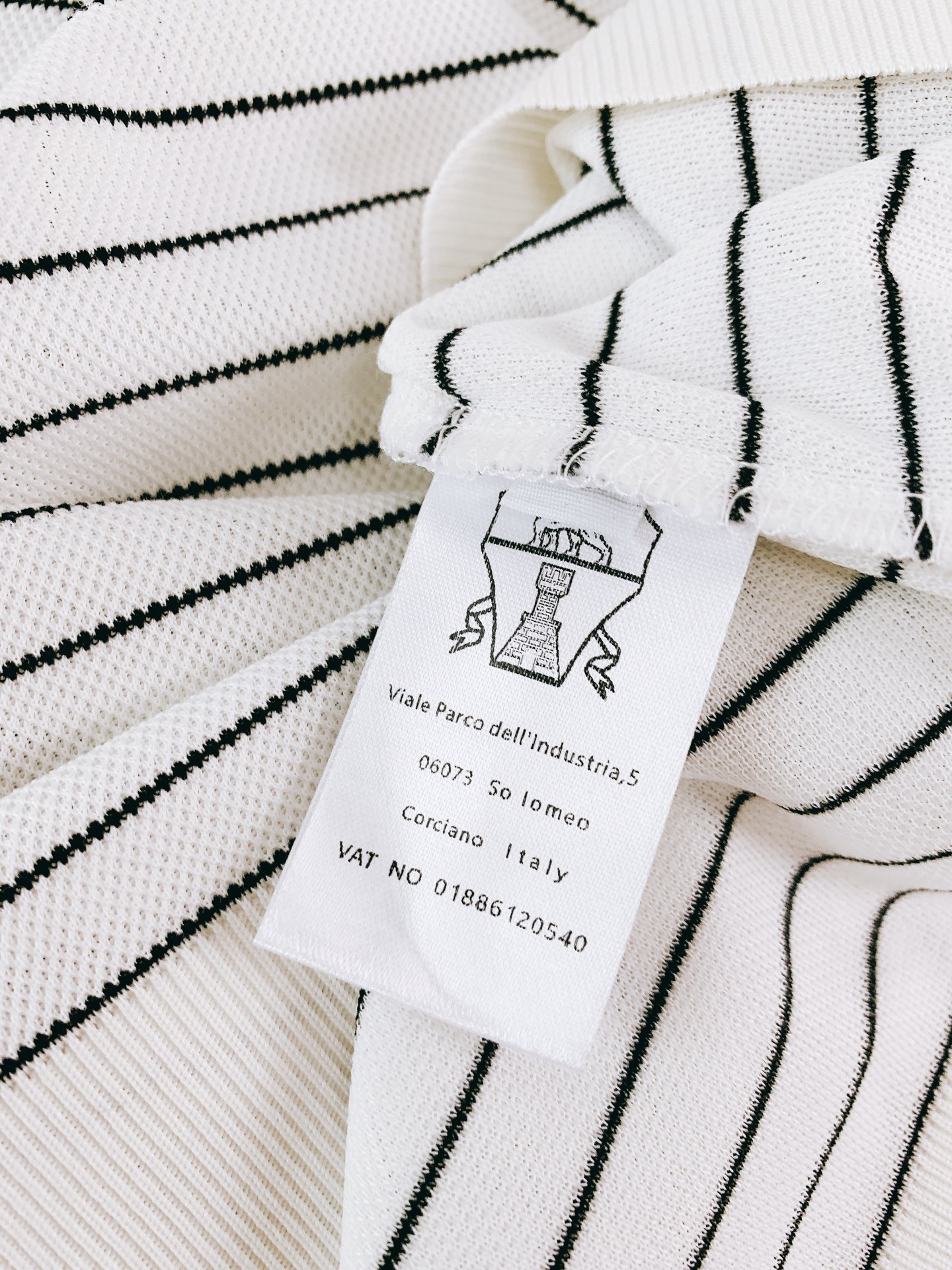 Brunello Cucinelli 布鲁奈罗.库奇内利 2026SS春夏新品意式条纹针织短袖👕蜂窝网眼