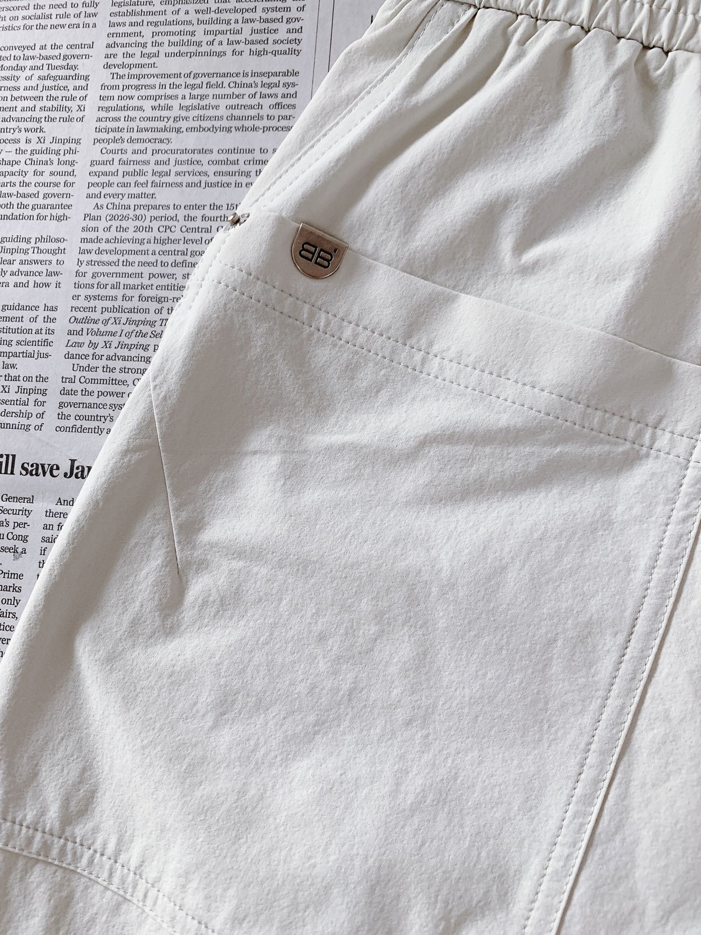 𝐁𝐚𝐥𝐞𝐧𝐜𝐢𝐚𝐠𝐚 巴黎世家 2026SS春夏新品 水洗机能阔腿休闲裤👖轻量冰感机能面料轻薄透气，抗皱