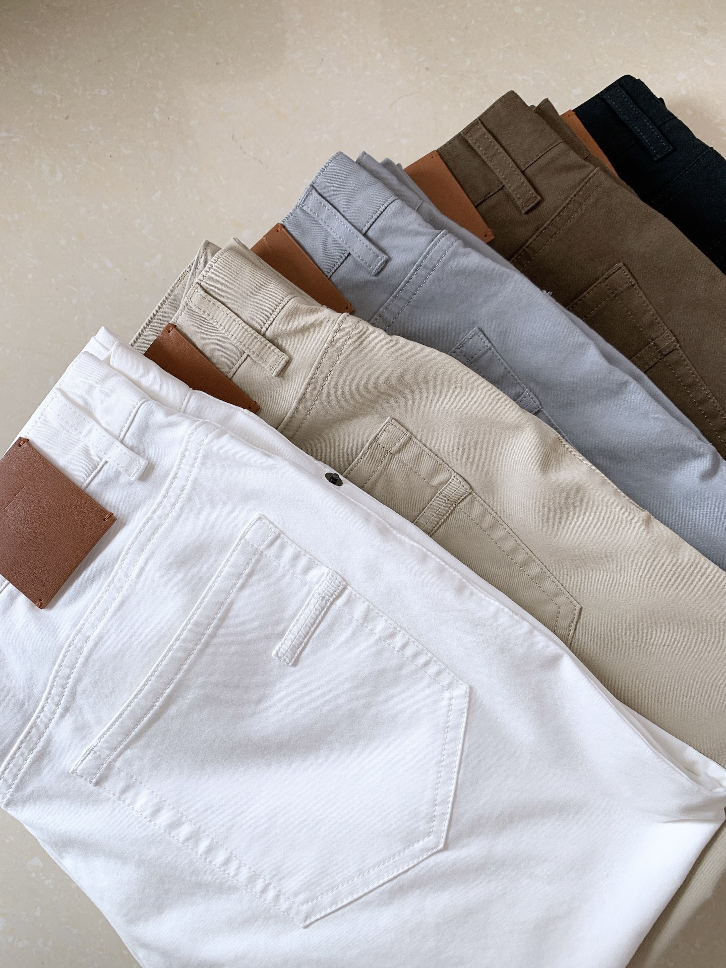Ermenegildo Zegna 杰尼亚 2026SS春夏新品 弹力斜纹五袋休闲长裤👖甄选品牌定制高支