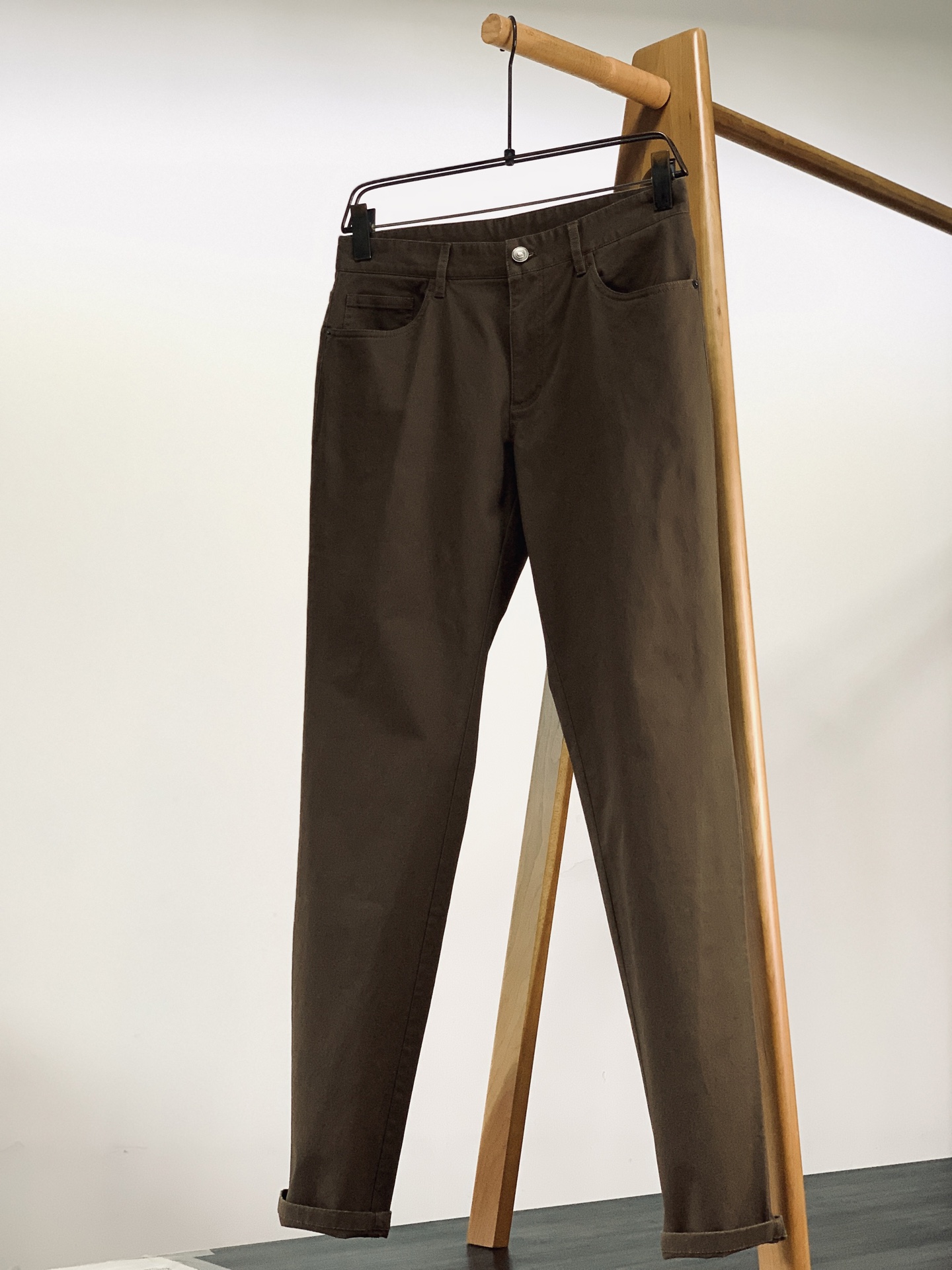 Ermenegildo Zegna 杰尼亚 2026SS春夏新品 弹力斜纹五袋休闲长裤👖甄选品牌定制高支