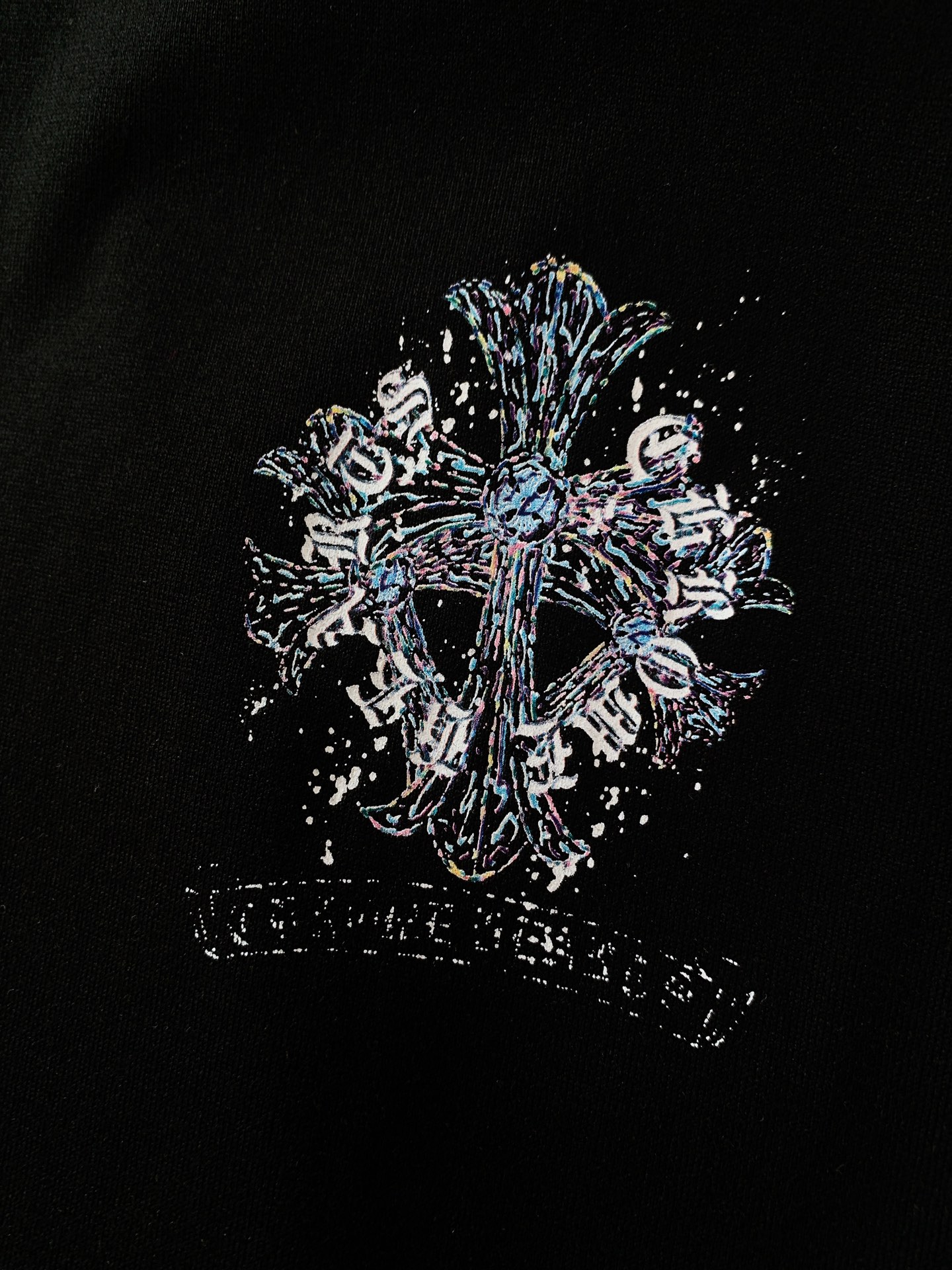 Chrome Hearts 克罗心 2026SS春夏新品 做旧涂鸦十字架无袖背心🎽甄选高密精梳纯棉面料，