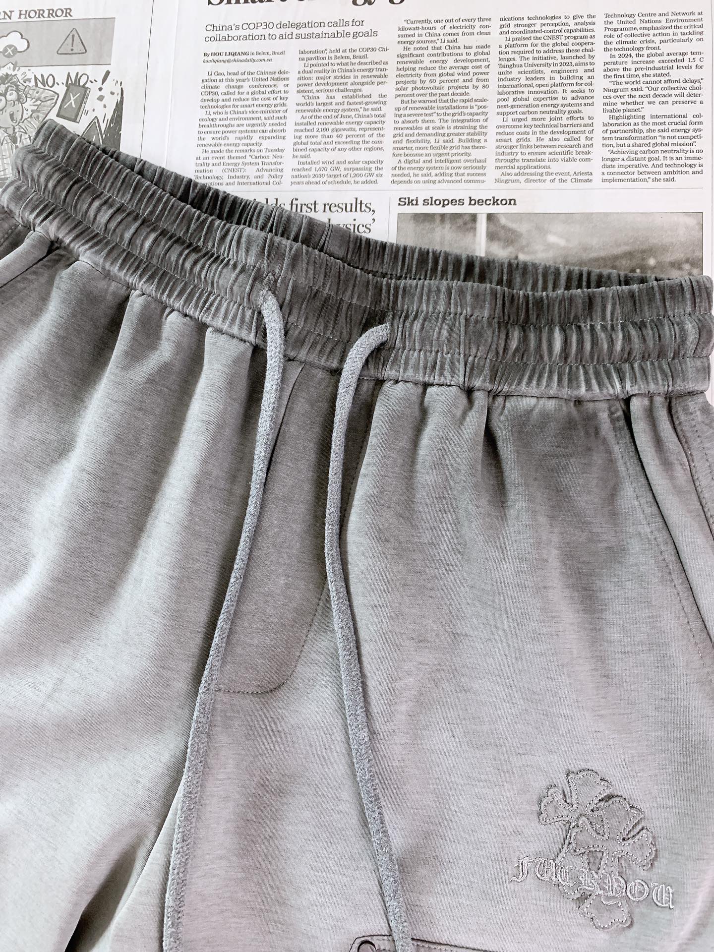 Chrome Hearts 克罗心 2026SS春夏新品  刺绣休闲短裤🩳选用高克重软糯针织面料打造，触感顺滑亲肤，透气
