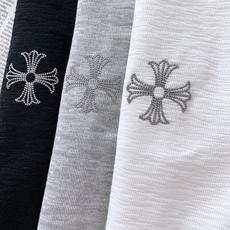 Chrome Hearts 克罗心 2026SS春夏新品 十字刺绣短袖T恤重磅上新!甄选特殊肌理感透气面料,自带细腻立 Chrome Hearts 克罗心 2026SS春夏新品 十字刺绣短袖T恤重磅上新!甄选特殊肌理感透气面料,自带细腻立