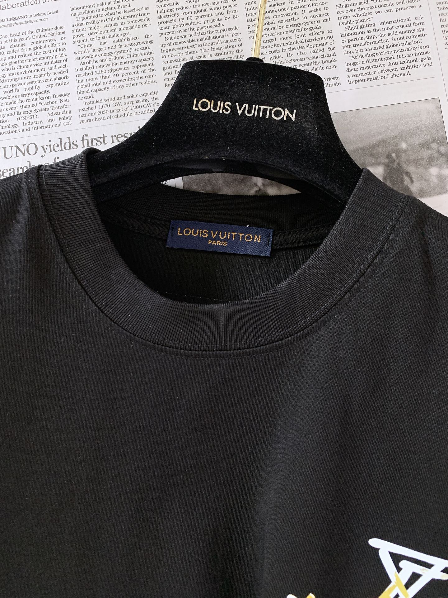 LouisVuitton 路易威登 2026SS春夏新品  × NIGO联名花卉短袖T恤👕重磅精梳纯棉料子，上身软糯透气