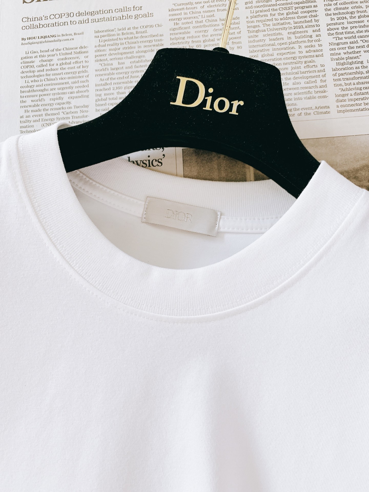 Dior Homme 迪奥·桀傲 2026SS春夏新品 蝴蝶铃兰印花短袖T恤👕 甄选高品质精梳棉面料，上身软糯透气，一年