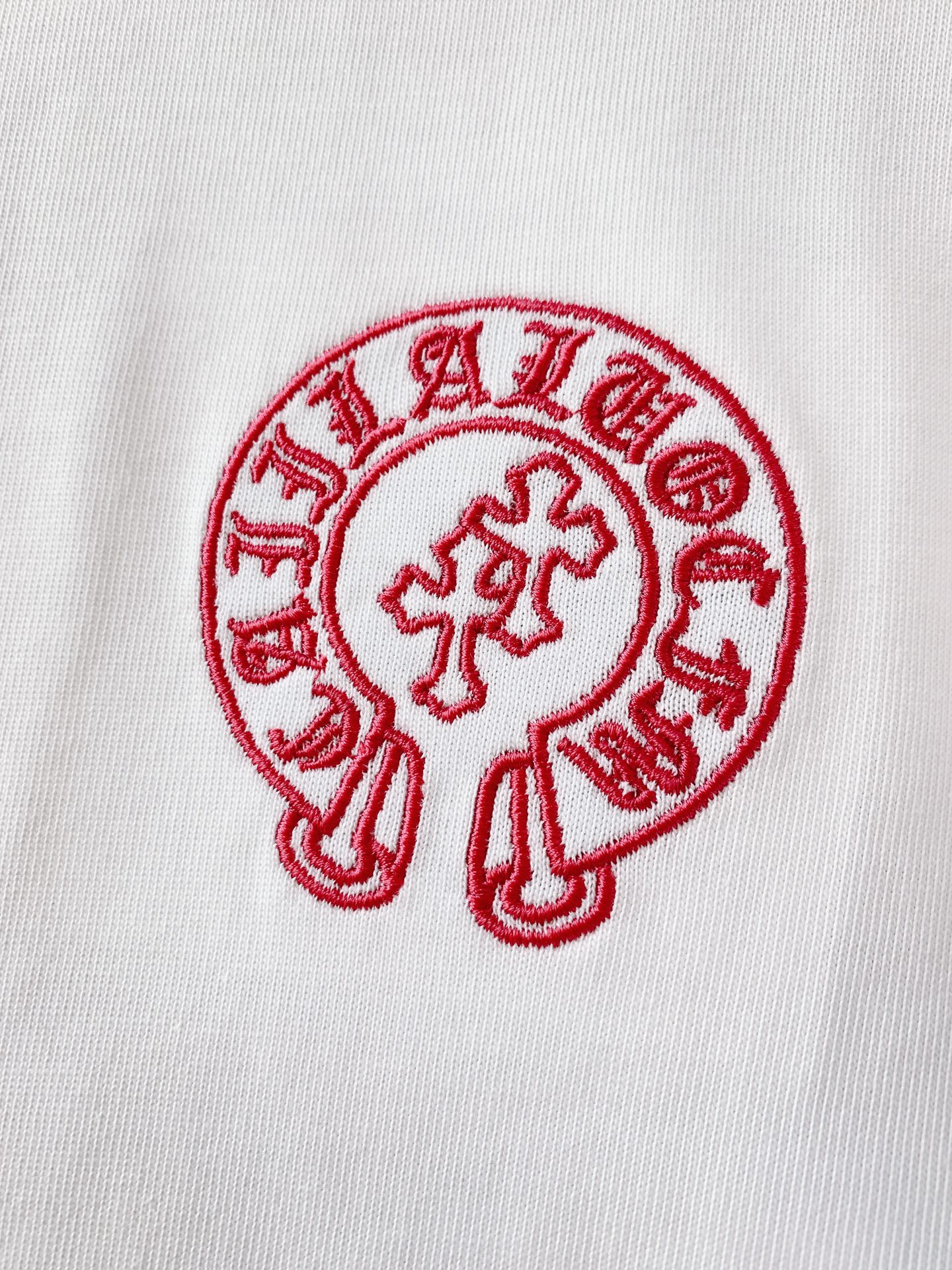 Chrome Hearts 克罗心 2026SS春夏新品 马蹄刺绣短袖T恤👕高克重精梳纯棉面料上身挺括有型，柔软透气，久