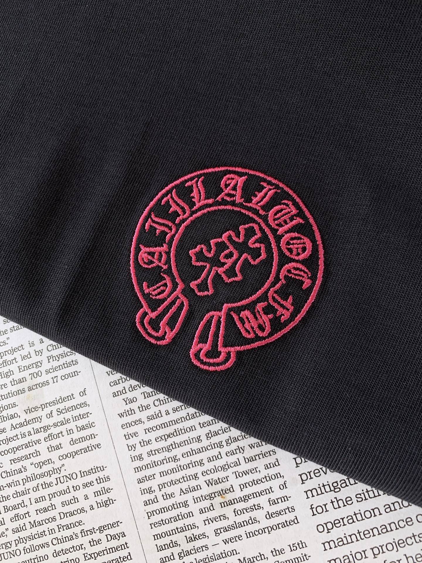 Chrome Hearts 克罗心 2026SS春夏新品 马蹄刺绣短袖T恤👕高克重精梳纯棉面料上身挺括有型，柔软透气，久