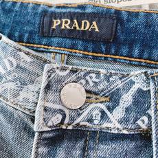 Prada 普拉达 2026FW早秋新品 暗纹水洗直筒牛仔裤👖 自带低调轻奢气质,重磅牛仔面料经复古石磨水洗,柔和浅蓝做 Prada 普拉达 2026FW早秋新品 暗纹水洗直筒牛仔裤👖 自带低调轻奢气质,重磅牛仔面料经复古石磨水洗,柔和浅蓝做