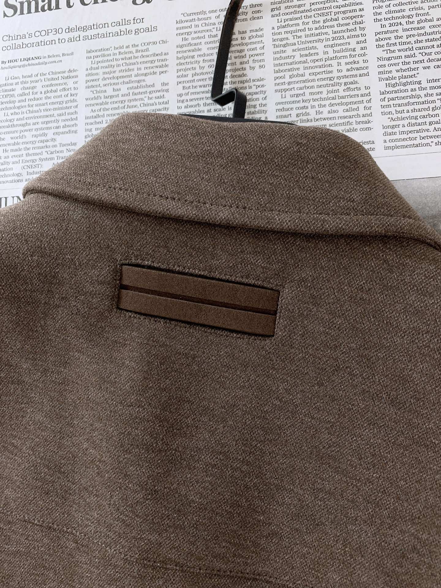 Ermenegildo Zegna 杰尼亚 2026FW早秋新品  翻领羊毛夹克外套🥼甄选高克重羊毛混纺高性能面料，触感