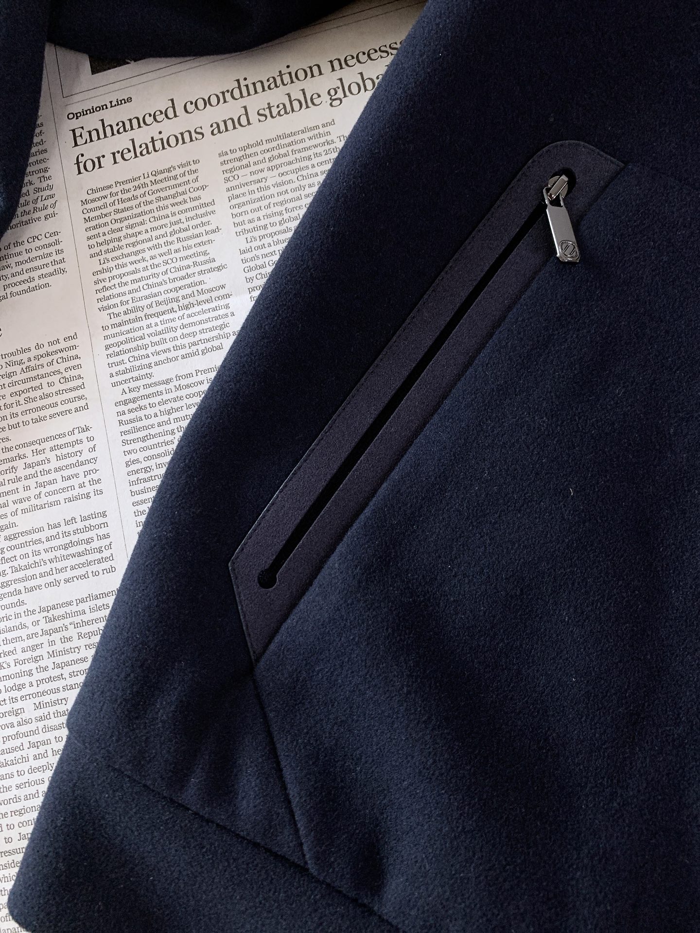 Ermenegildo Zegna 杰尼亚 2026FW早秋新品  翻领羊毛夹克外套🥼甄选高克重羊毛混纺高性能面料，触感