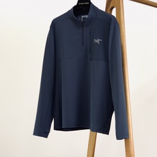 ARCTERYX 始祖鸟 2026FW早秋新品 半拉链立领机能长袖🥼拼接设计很有看点,肩部竖纹弹力面料搭配衣身速干机能料 ARCTERYX 始祖鸟 2026FW早秋新品 半拉链立领机能长袖🥼拼接设计很有看点,肩部竖纹弹力面料搭配衣身速干机能料