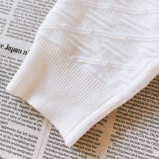 Casablanca 卡萨布兰卡 2026FW早秋新品 菱格提花半拉链Polo针织衫,Tennis Club经典系列, Casablanca 卡萨布兰卡 2026FW早秋新品 菱格提花半拉链Polo针织衫,Tennis Club经典系列,