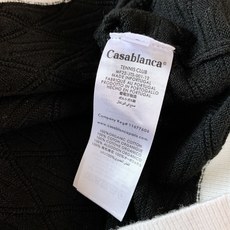 Casablanca 卡萨布兰卡 2026FW早秋新品 菱格提花半拉链Polo针织衫,Tennis Club经典系列, Casablanca 卡萨布兰卡 2026FW早秋新品 菱格提花半拉链Polo针织衫,Tennis Club经典系列,