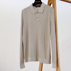 LoroPiana L.P FW早秋新品 长袖针织Polo衫,意式低调绅士单品。精选全棉精细针织面料,肌理细腻柔软,上 LoroPiana L.P FW早秋新品 长袖针织Polo衫,意式低调绅士单品。精选全棉精细针织面料,肌理细腻柔软,上