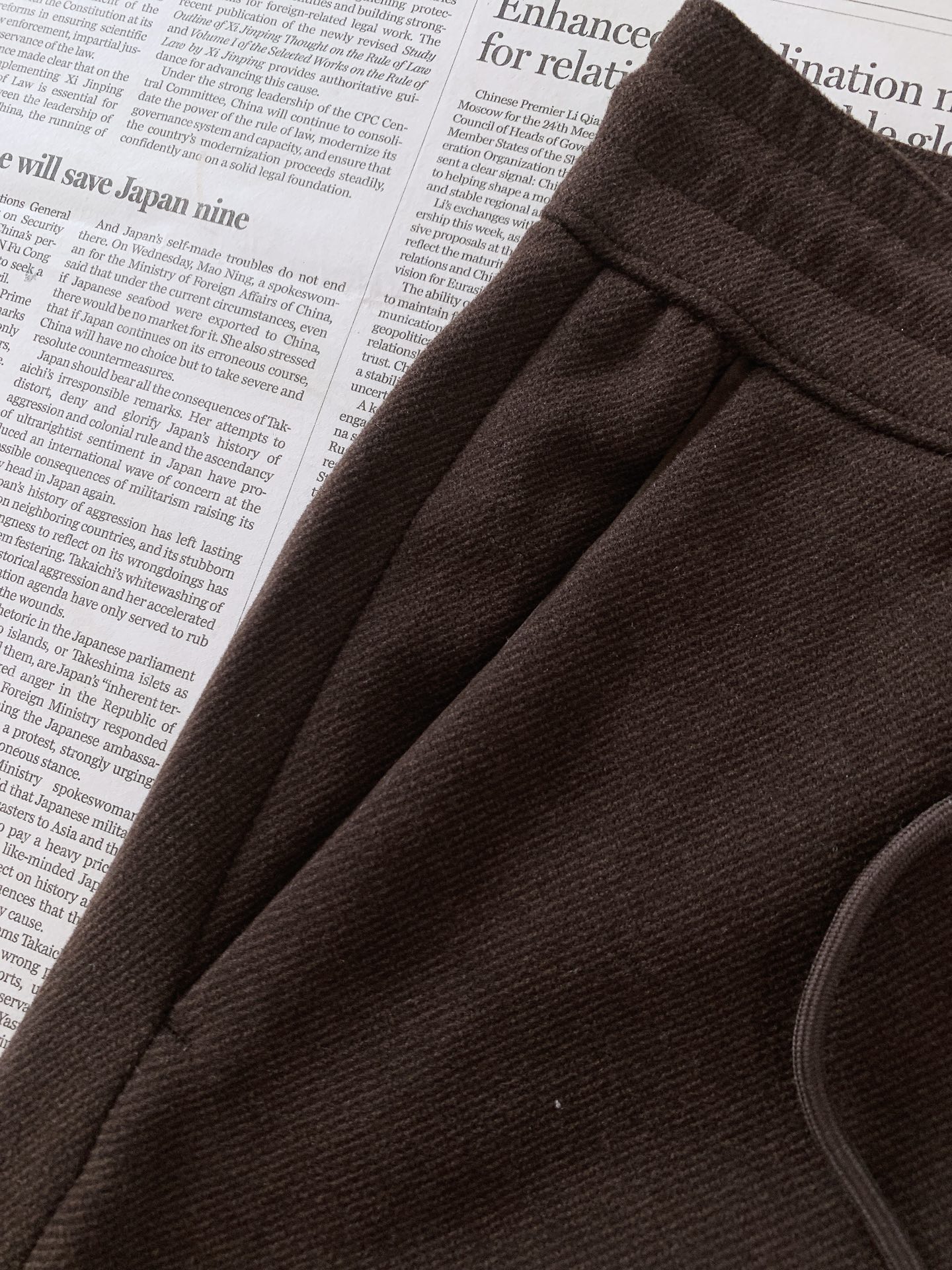 LoroPiana L.P FW早秋新品  Loro Piana重磅休闲直筒裤，意式轻奢的质感体现！精选高端混纺针织料子