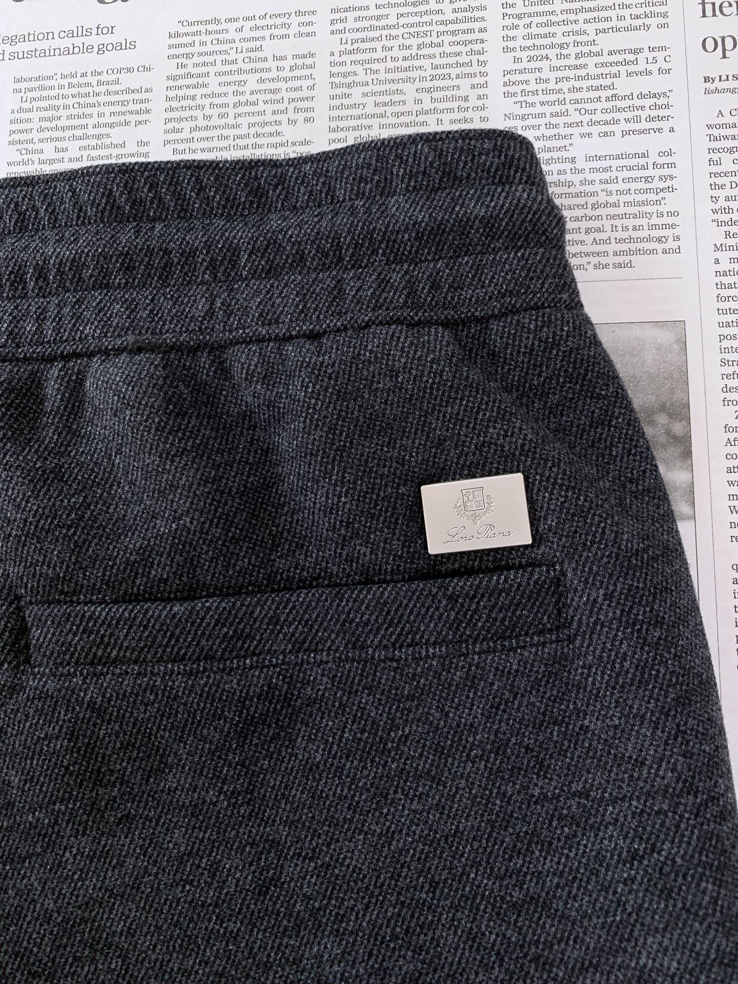 LoroPiana L.P FW早秋新品 Loro Piana重磅休闲直筒裤,意式轻奢的质感体现!精选高端混纺针织料子 LoroPiana L.P FW早秋新品 Loro Piana重磅休闲直筒裤,意式轻奢的质感体现!精选高端混纺针织料子