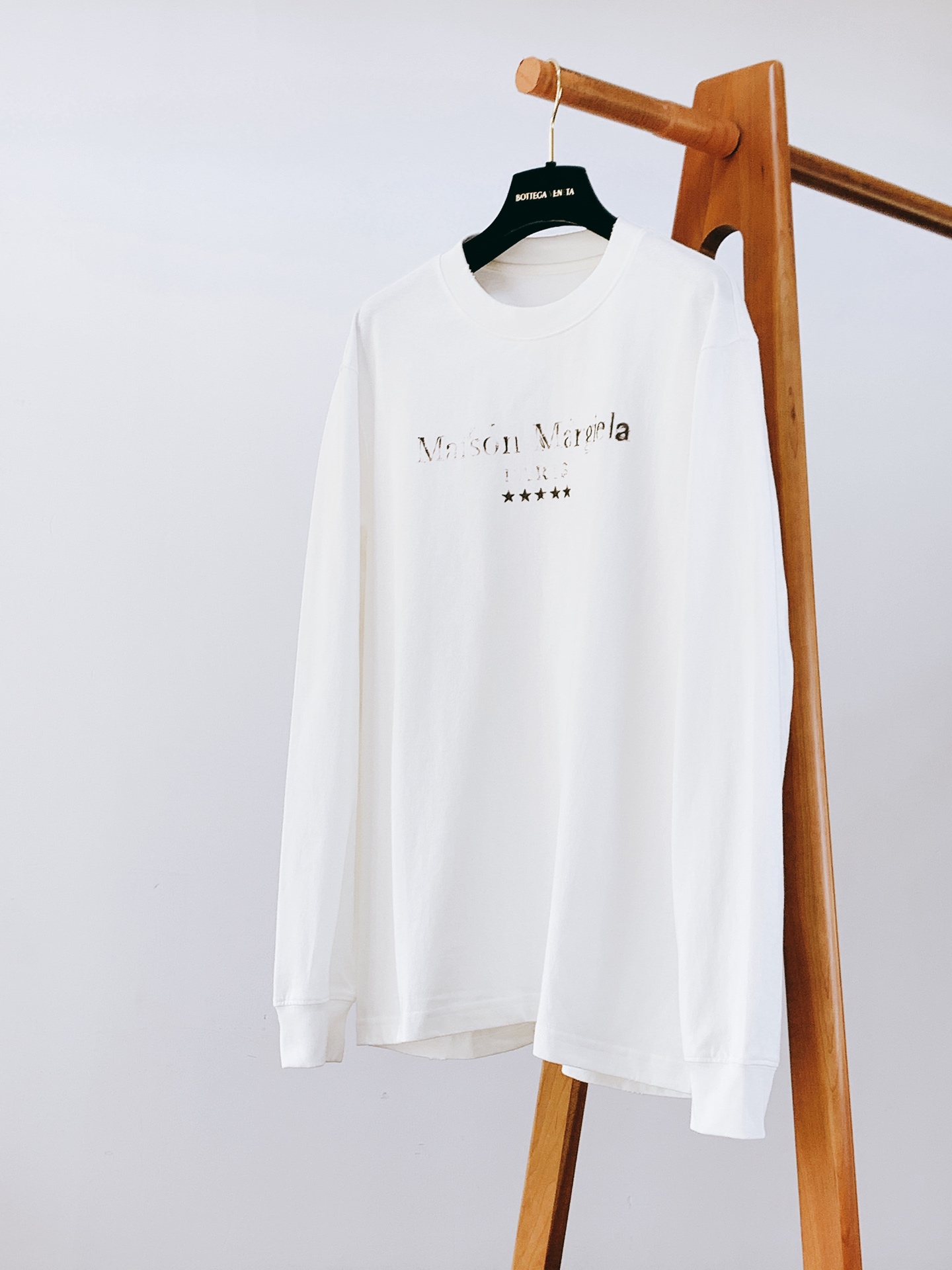 Maison Margiela MM6 马丁马吉拉 2026FW早秋新品 印花长袖打底衫🥼 重磅水洗棉，自带复古做旧质感