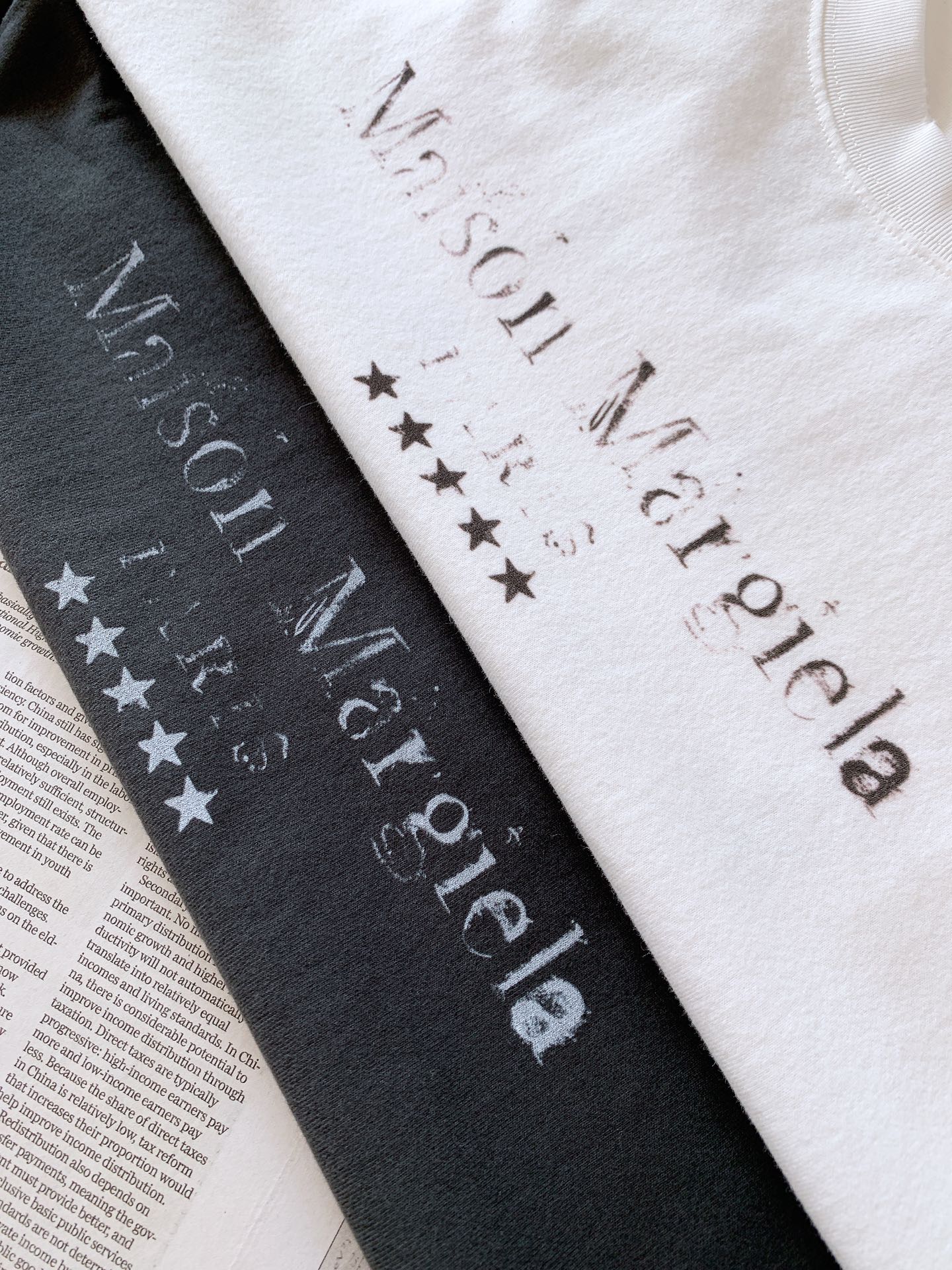 Maison Margiela MM6 马丁马吉拉 2026FW早秋新品 印花长袖打底衫🥼 重磅水洗棉,自带复古做旧质感 Maison Margiela MM6 马丁马吉拉 2026FW早秋新品 印花长袖打底衫🥼 重磅水洗棉,自带复古做旧质感