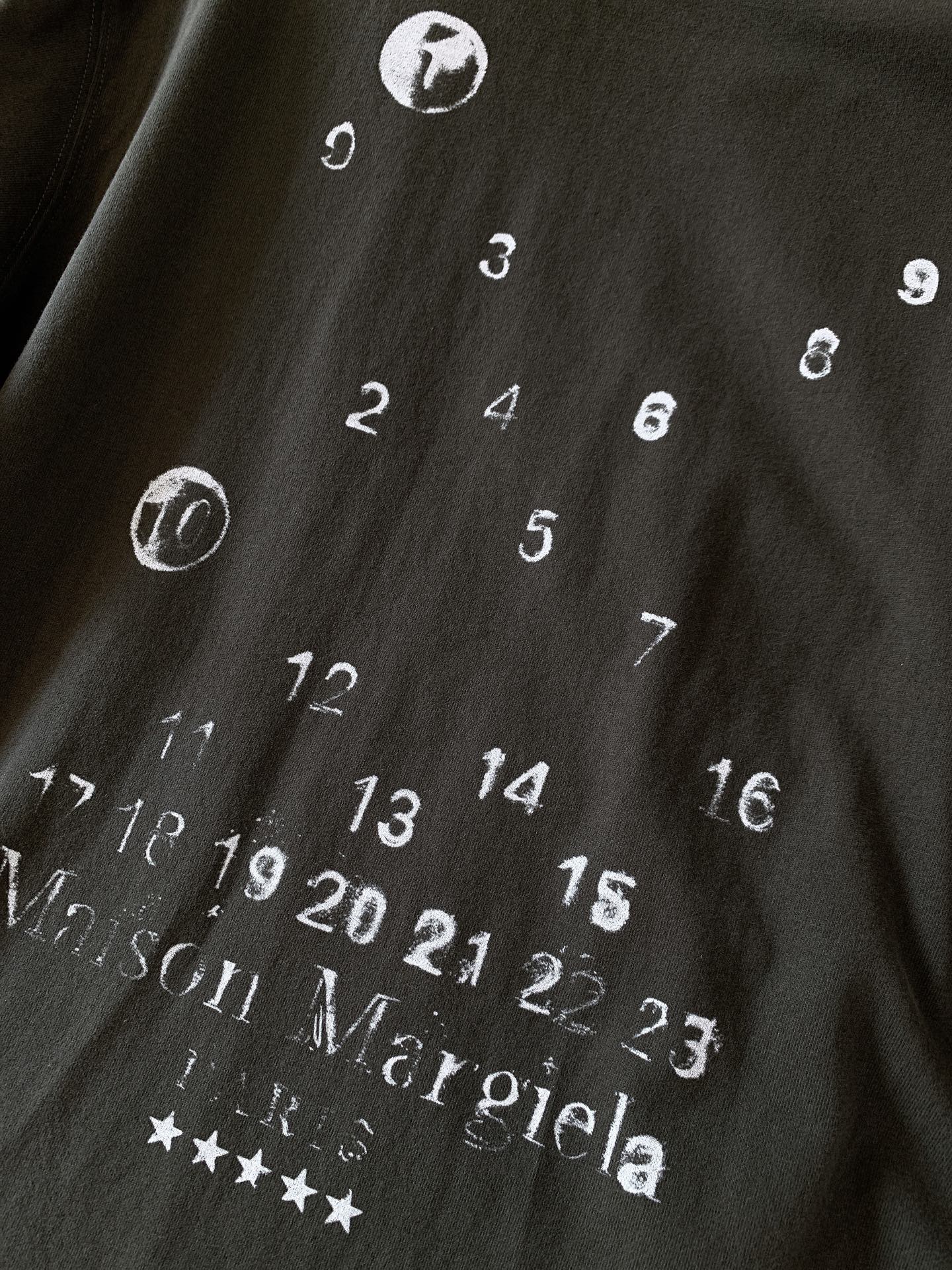 Maison Margiela MM6 马丁马吉拉 2026FW早秋新品 印花长袖打底衫🥼 重磅水洗棉,自带复古做旧质感 Maison Margiela MM6 马丁马吉拉 2026FW早秋新品 印花长袖打底衫🥼 重磅水洗棉,自带复古做旧质感