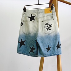 Chrome Hearts 克罗心 2026FW早秋新品 星星皮标牛仔五分短裤🩳 重磅牛仔+渐变水洗,双色可选!真皮五 Chrome Hearts 克罗心 2026FW早秋新品 星星皮标牛仔五分短裤🩳 重磅牛仔+渐变水洗,双色可选!真皮五