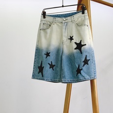 Chrome Hearts 克罗心 2026FW早秋新品 星星皮标牛仔五分短裤🩳 重磅牛仔+渐变水洗,双色可选!真皮五 Chrome Hearts 克罗心 2026FW早秋新品 星星皮标牛仔五分短裤🩳 重磅牛仔+渐变水洗,双色可选!真皮五