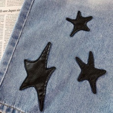 Chrome Hearts 克罗心 2026FW早秋新品 星星皮标牛仔五分短裤🩳 重磅牛仔+渐变水洗,双色可选!真皮五 Chrome Hearts 克罗心 2026FW早秋新品 星星皮标牛仔五分短裤🩳 重磅牛仔+渐变水洗,双色可选!真皮五