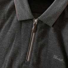 Berluti 伯鲁蒂 2026FW秋冬新品 半拉链长袖Polo,男士衣柜里的高阶刚需单品。 甄选高定混纺针织料子,上 Berluti 伯鲁蒂 2026FW秋冬新品 半拉链长袖Polo,男士衣柜里的高阶刚需单品。 甄选高定混纺针织料子,上