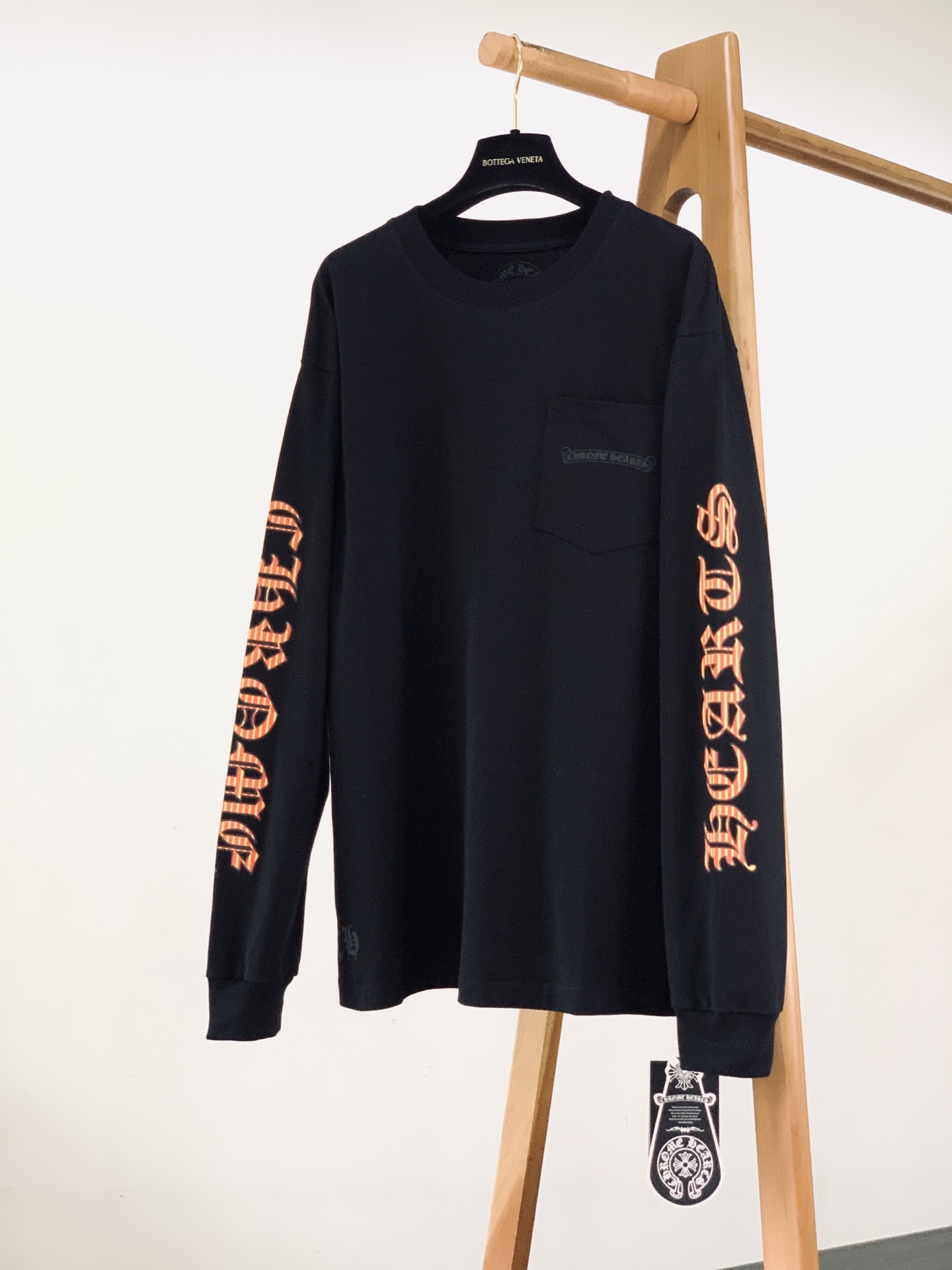Chrome Hearts克罗心 2026FW早秋新品 条纹宝剑长袖打底衫🥼 重磅纯棉面料，厚实有质感，上身舒适不闷。 