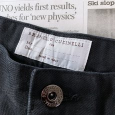 Brunello Cucinelli 布鲁奈罗.库奇内利 2026FW早秋新品 (BC)黑色牛仔裤👖 意大利进口高密斜纹 Brunello Cucinelli 布鲁奈罗.库奇内利 2026FW早秋新品 (BC)黑色牛仔裤👖 意大利进口高密斜纹