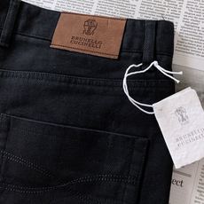 Brunello Cucinelli 布鲁奈罗.库奇内利 2026FW早秋新品 (BC)黑色牛仔裤👖 意大利进口高密斜纹 Brunello Cucinelli 布鲁奈罗.库奇内利 2026FW早秋新品 (BC)黑色牛仔裤👖 意大利进口高密斜纹