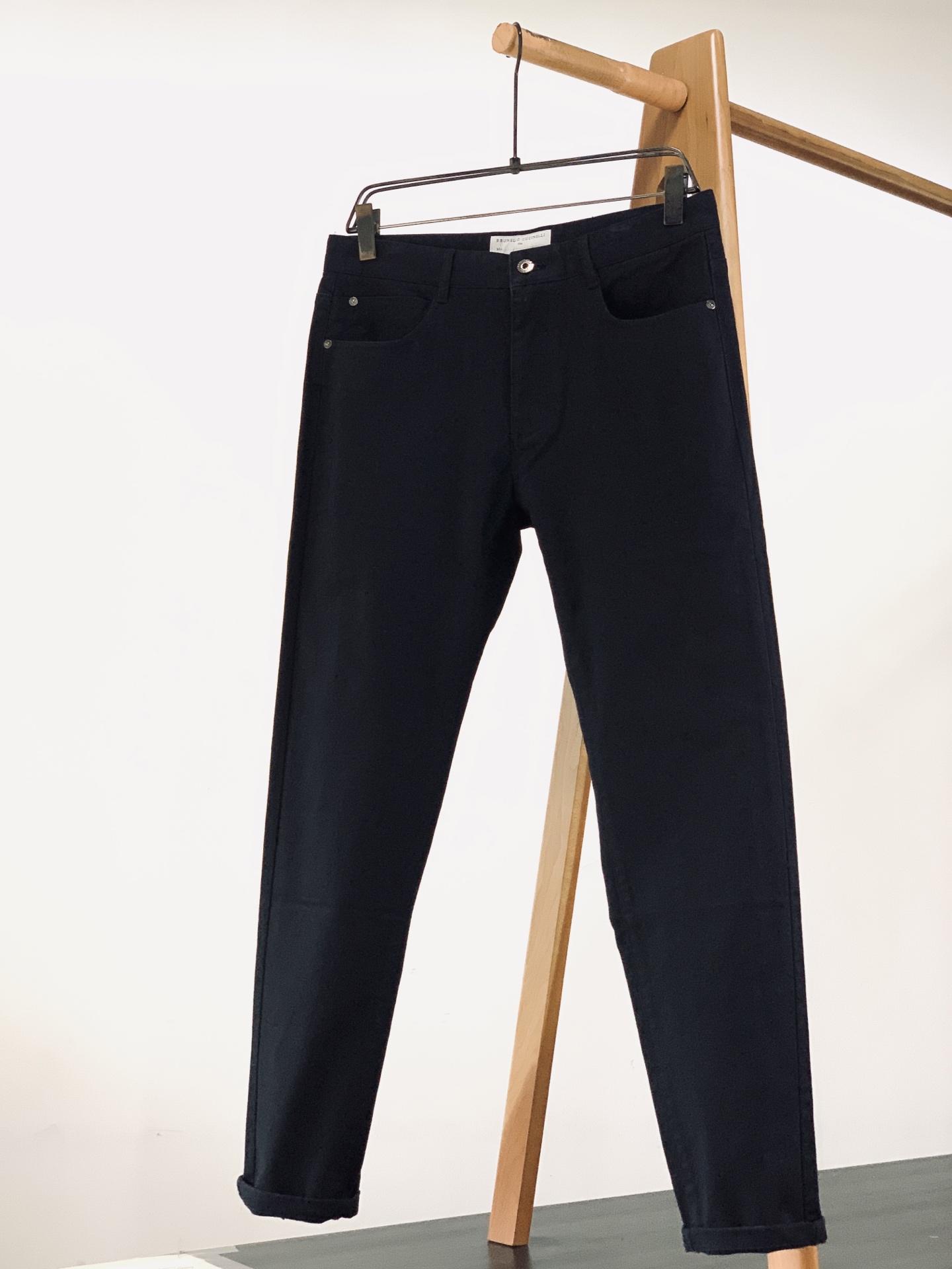 Brunello Cucinelli 布鲁奈罗.库奇内利 2026FW早秋新品 （BC）黑色牛仔裤👖 意大利进口高密斜纹