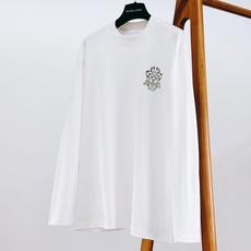 Chrome Hearts 克罗心 2026FW早秋新品 长袖印花打底T恤🥼高克重重磅纯棉料子,手感厚实细腻,上身很有 Chrome Hearts 克罗心 2026FW早秋新品 长袖印花打底T恤🥼高克重重磅纯棉料子,手感厚实细腻,上身很有