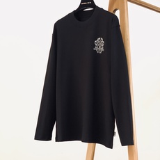 Chrome Hearts 克罗心 2026FW早秋新品 长袖印花打底T恤🥼高克重重磅纯棉料子,手感厚实细腻,上身很有 Chrome Hearts 克罗心 2026FW早秋新品 长袖印花打底T恤🥼高克重重磅纯棉料子,手感厚实细腻,上身很有