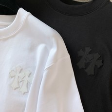 Chrome Hearts 克罗心 2026FW早秋新品 十字架皮标短袖T恤👕 重磅高克重纯棉料子,上手就能感受到厚实 Chrome Hearts 克罗心 2026FW早秋新品 十字架皮标短袖T恤👕 重磅高克重纯棉料子,上手就能感受到厚实