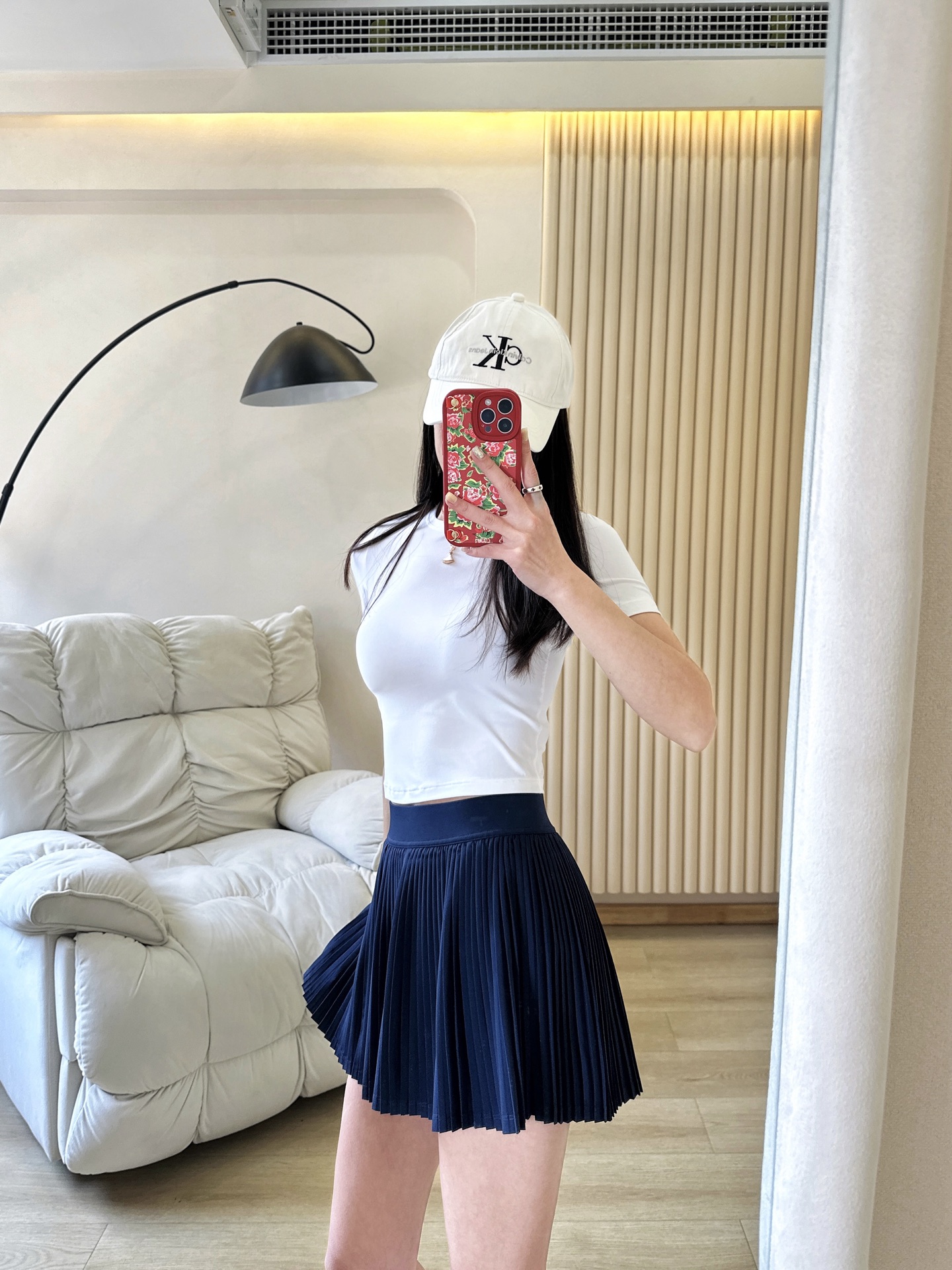 Alo skirt studio navy yoga