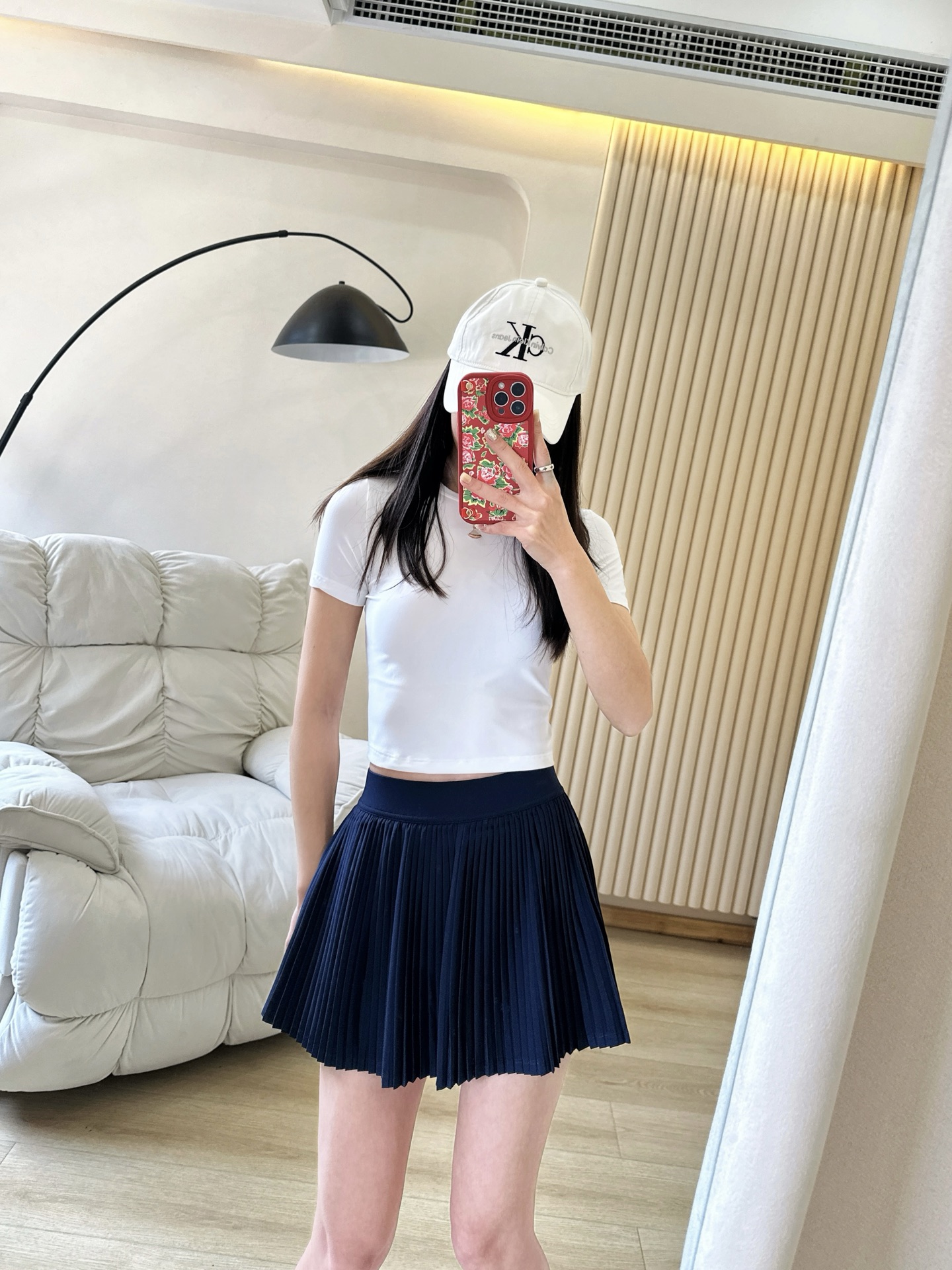 Alo skirt studio navy yoga