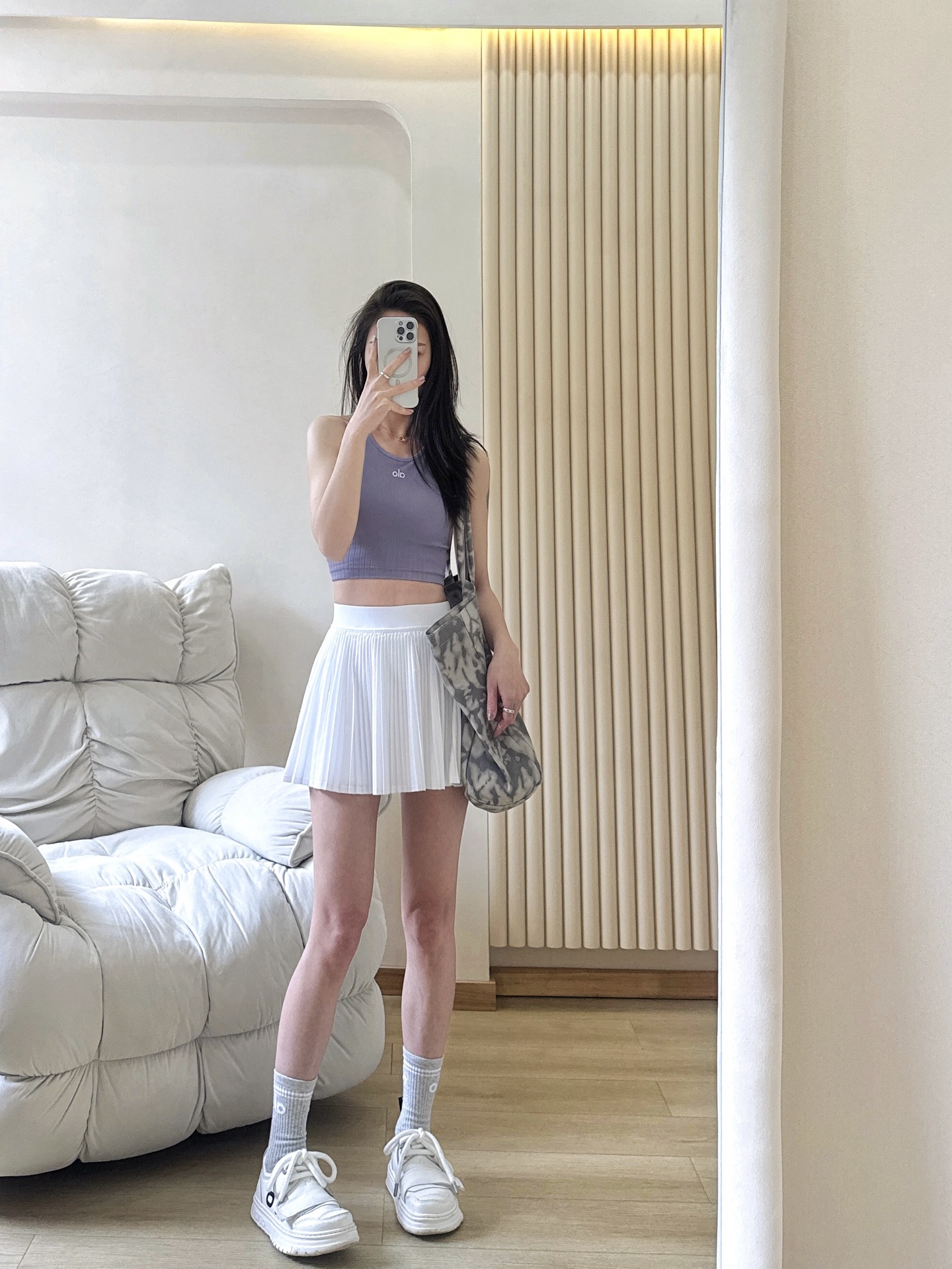 Alo tank yoga lavender