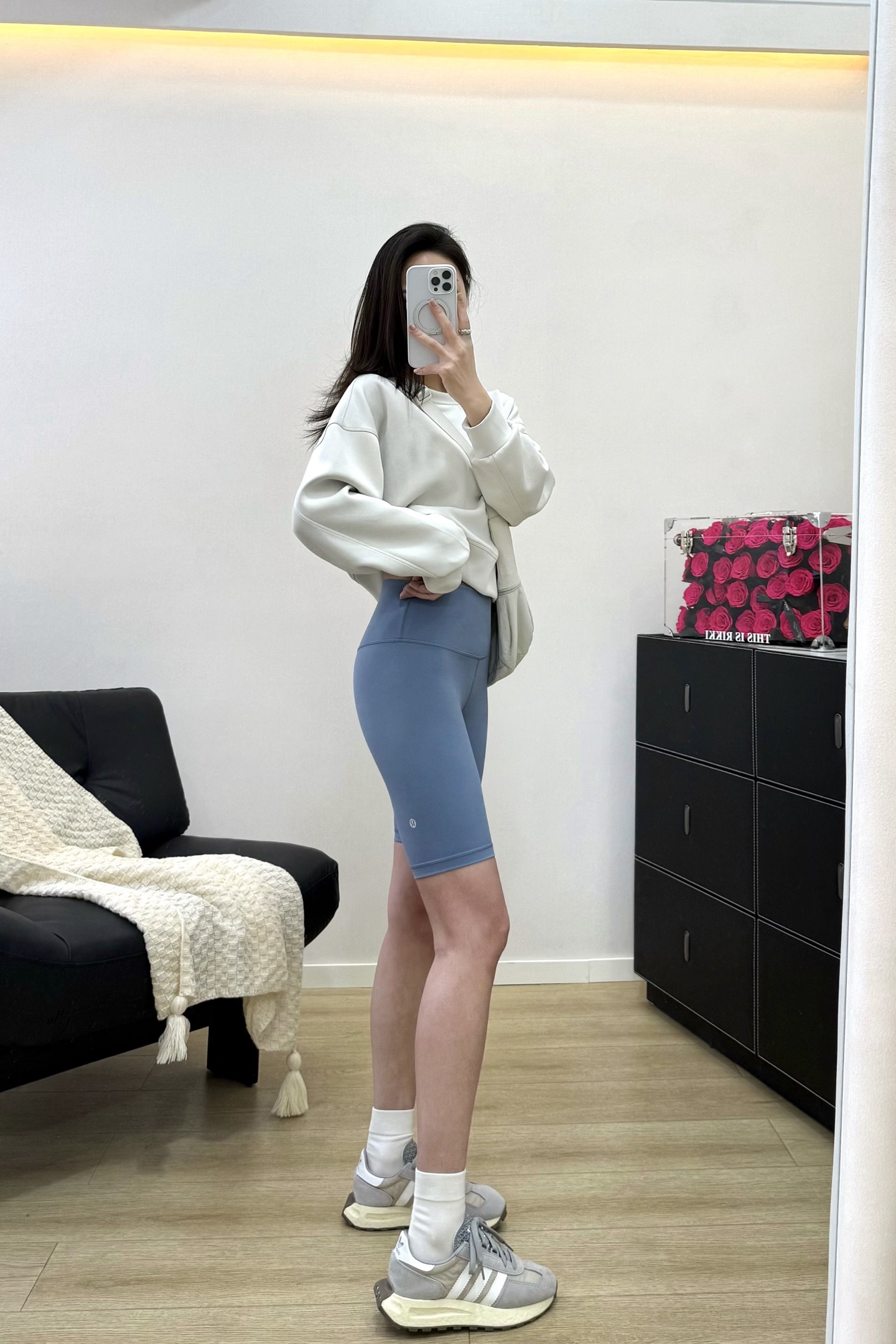Lululemon Align shorts yoga blue