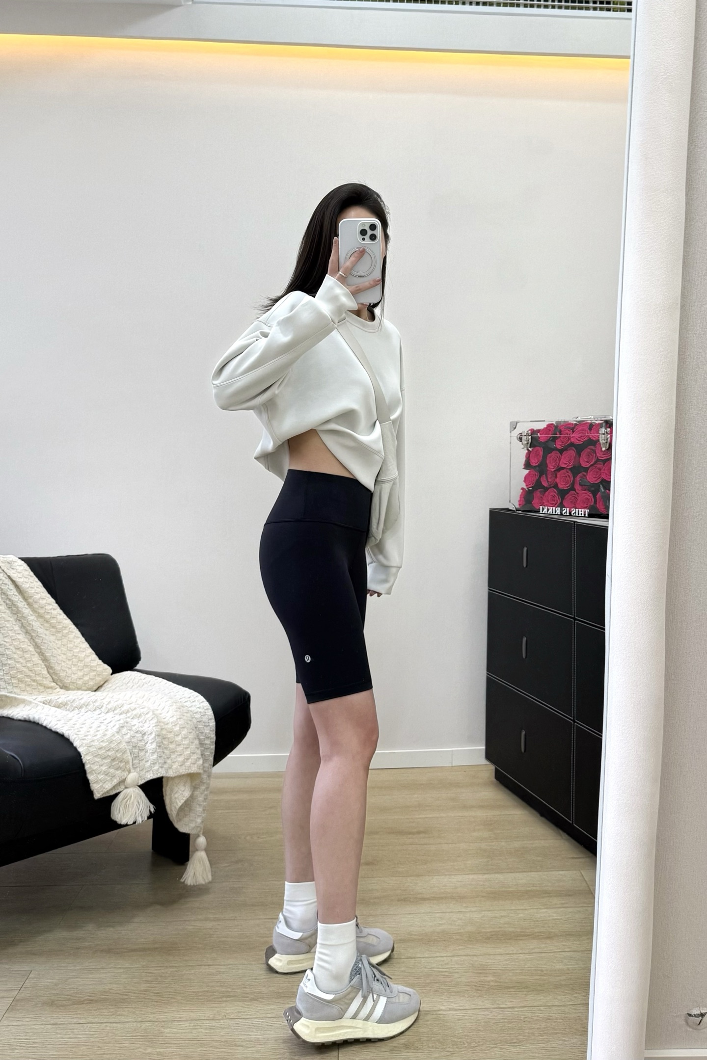 Lulu Shorts Schwarz — photo 6