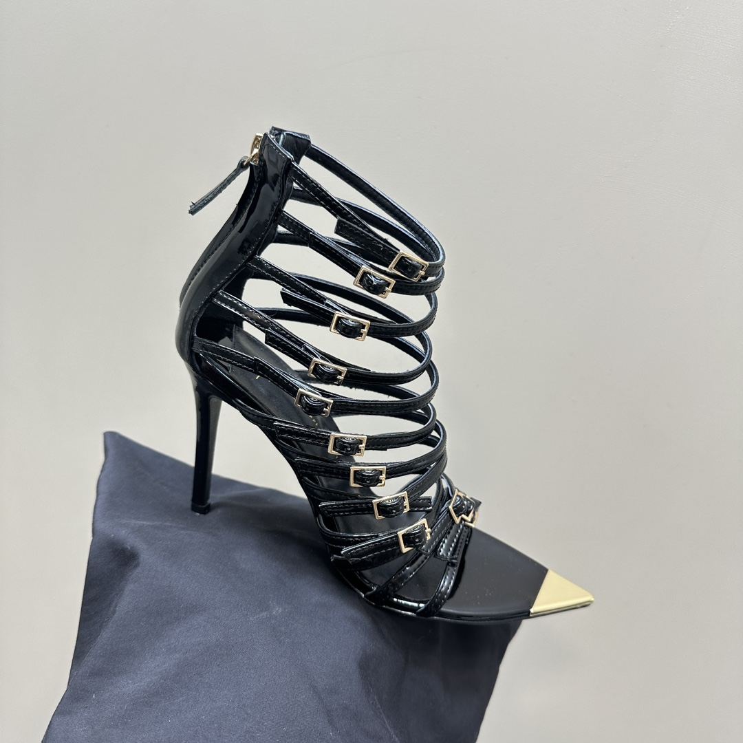 Giuseppe Zanotti GZ24S Roman Heels: Imported Real Leather, Sheepskin Interior, Sizes 35-39 - 图片 7