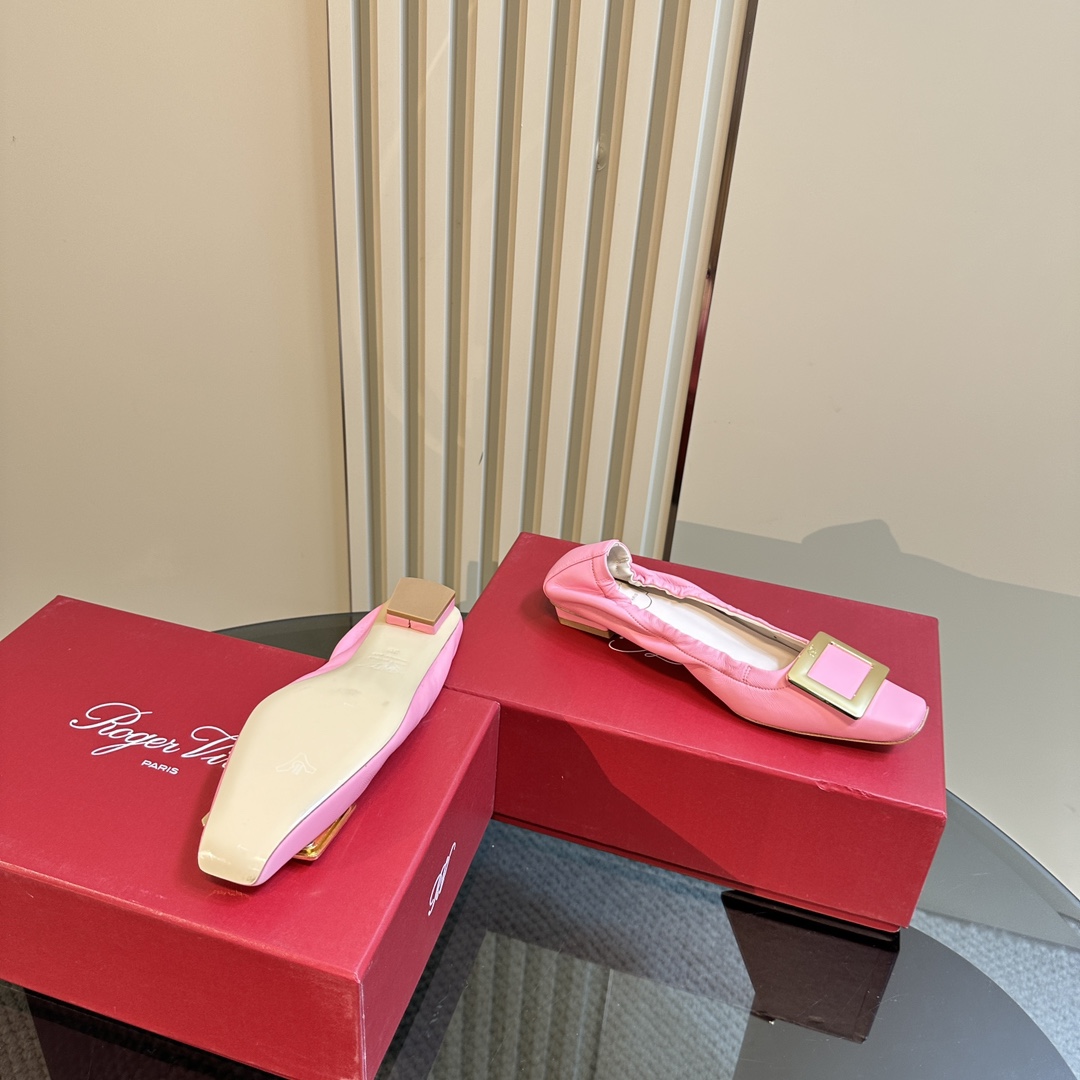 Roger Vivie RV Ballet Shoes: Sheepskin Comfort, Italian Craftsmanship, Luxurious Style - 图片 4