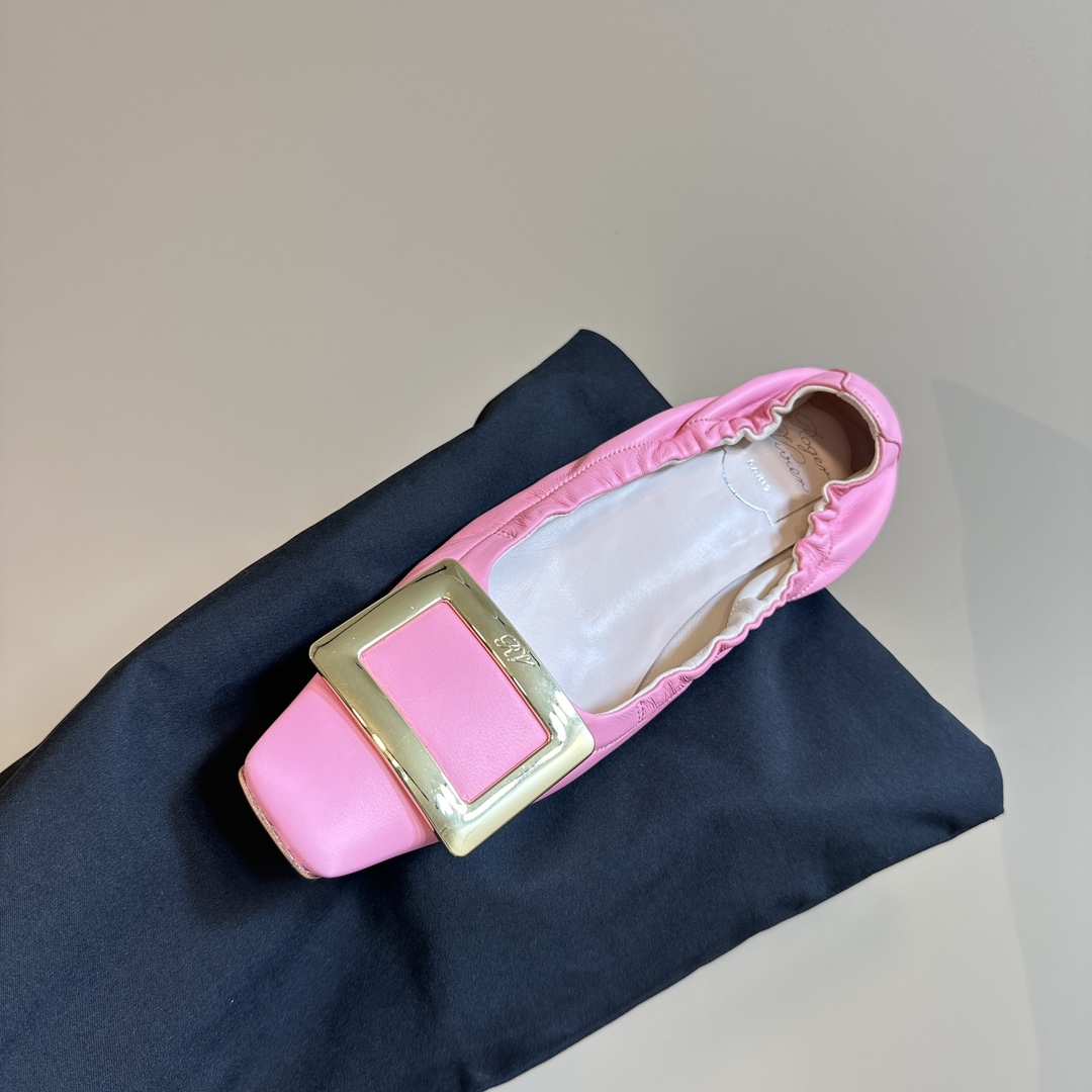 Roger Vivie RV Ballet Shoes: Sheepskin Comfort, Italian Craftsmanship, Luxurious Style - 图片 8