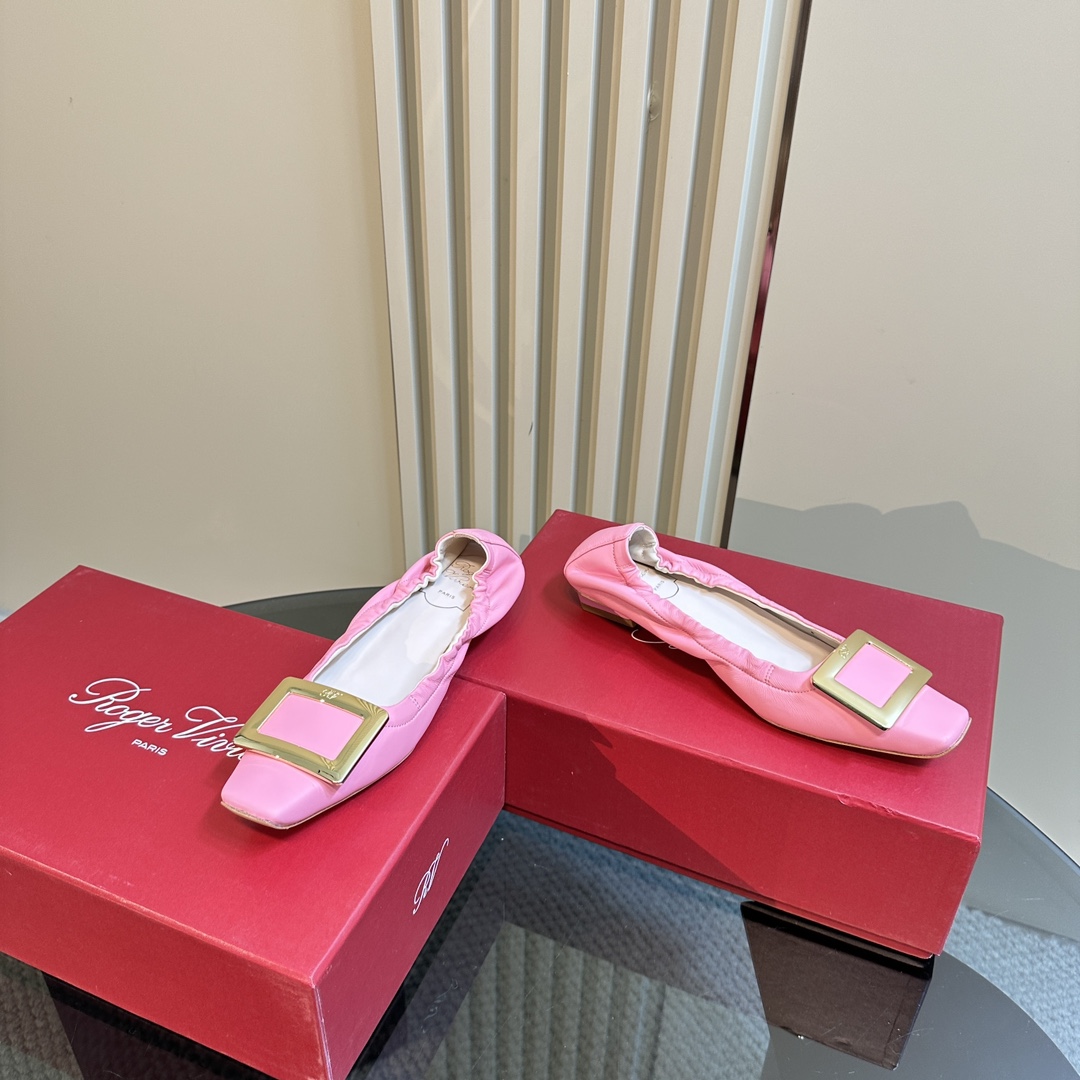 Roger Vivie RV Ballet Shoes: Sheepskin Comfort, Italian Craftsmanship, Luxurious Style - 图片 3