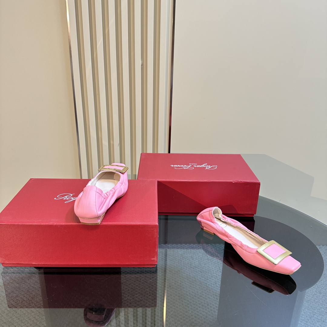 Roger Vivie RV Ballet Shoes: Sheepskin Comfort, Italian Craftsmanship, Luxurious Style - 图片 6