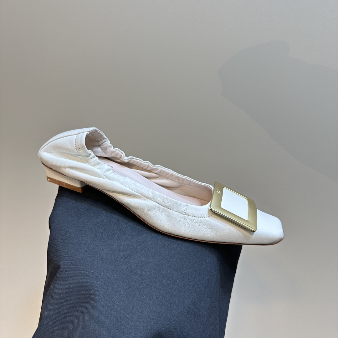 Luxury RV Ballet Shoes: Soft Sheepskin, Lightweight, Imported Materials - 图片 7
