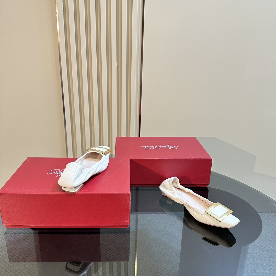 Luxury RV Ballet Shoes: Soft Sheepskin, Lightweight, Imported Materials - 图片 6