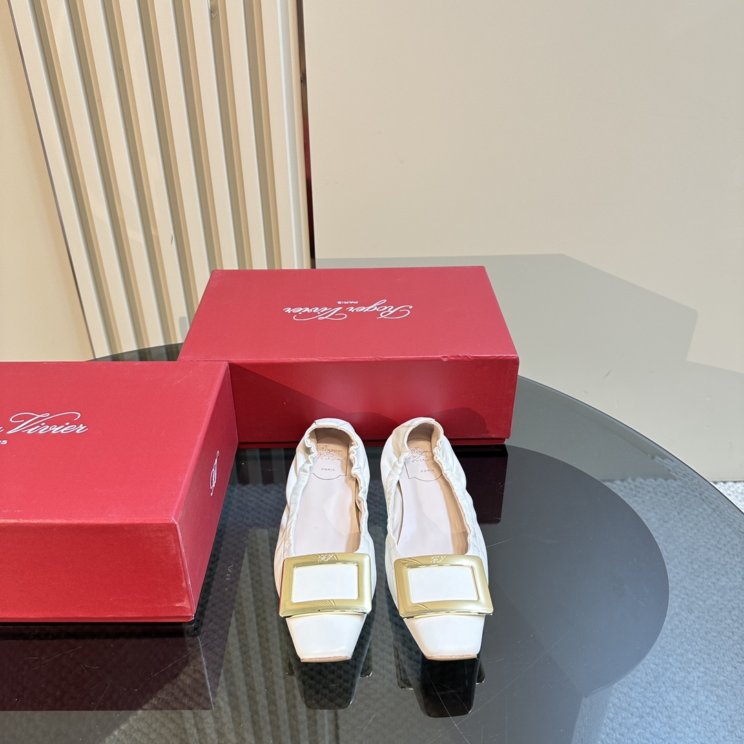 Luxury RV Ballet Shoes: Soft Sheepskin, Lightweight, Imported Materials - 图片 2