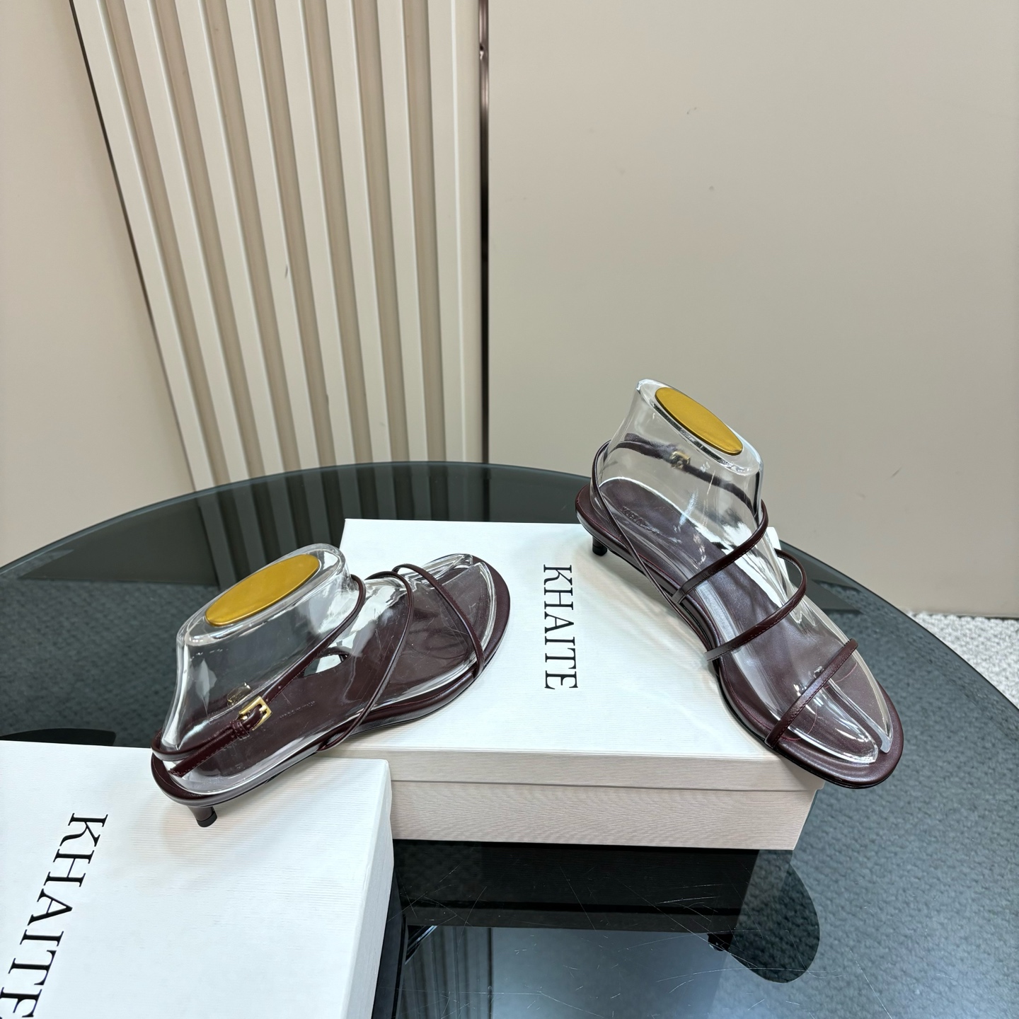 KHAITE25 Spring/Summer Treasure Slippers: Imported Calf Skin, Red/Black/Silver/Snake, Size 35-39 - 图片 6