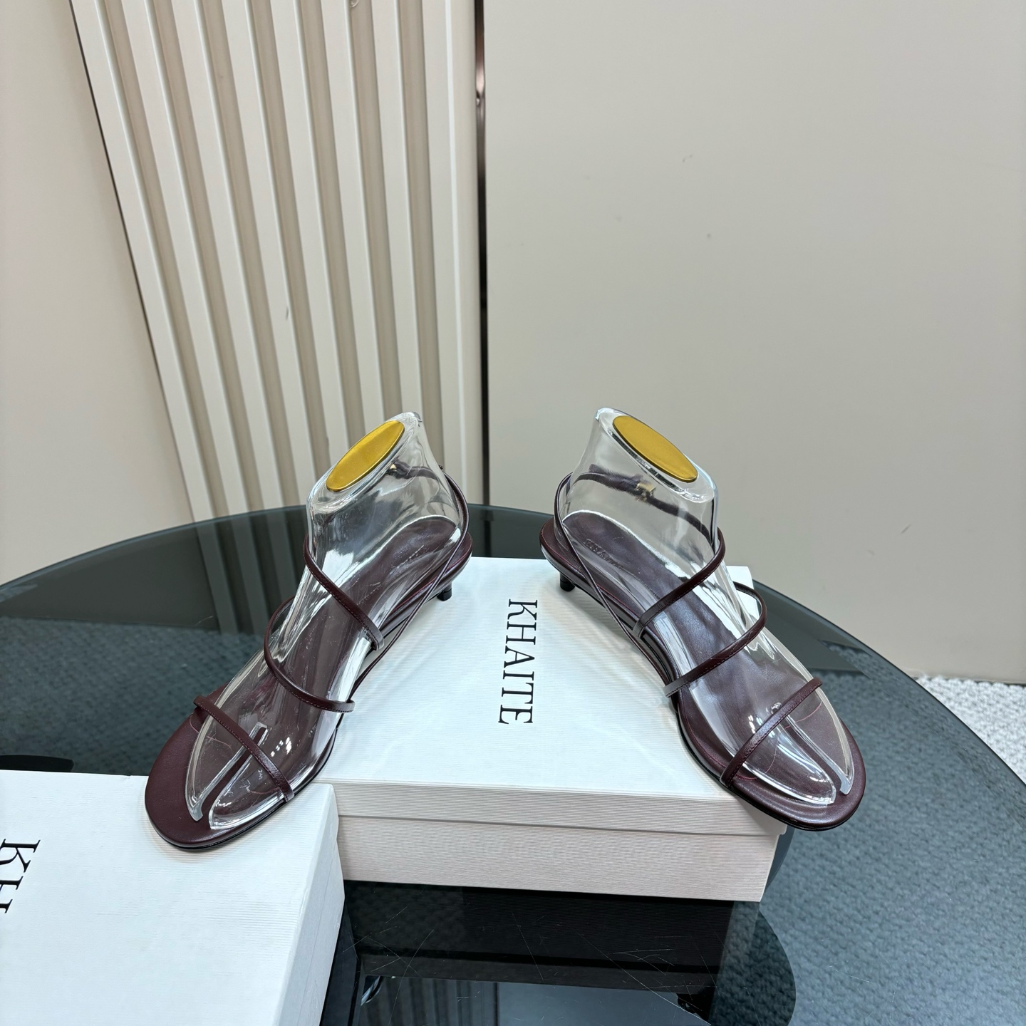 KHAITE25 Spring/Summer Treasure Slippers: Imported Calf Skin, Red/Black/Silver/Snake, Size 35-39 - 图片 3